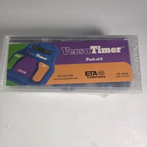ETA Cuisenaire VersaTimer Pack of 6 Digital Timers Classroom‎ Math Learning